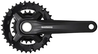 Shimano FC-MT210-B2 Crankset - 175mm 9-Speed 36/22t 51.8mm Chainline Black • $37.99