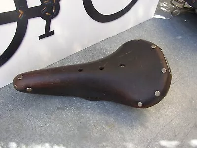 BROOKS B15 Dark Brown Leather Saddle Seat England L'eroica Randonneur • $79.95