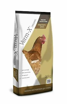 Copdock Mill Poultry & Chicken Range Layers Pellets With Verm-X - 20kg • £24.90