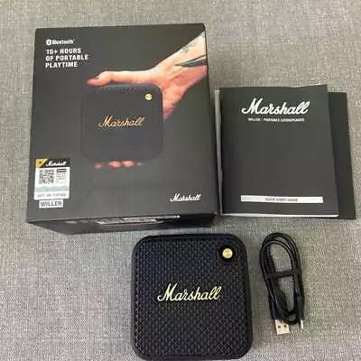 MARSHALL WILLEN Pony Wreless Bluetooth Small Speaker - Black • £55.59