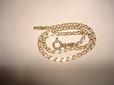 Vintage Collectible Designed 18k Yellow Gold Chain Anklet Bracelet 9  L • $199.99