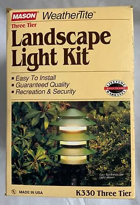 Mason Weathertite 3 Tier Wired Landscape Light Kit K330 • $9.99
