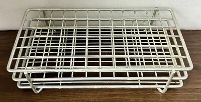 Vintage Pioneer Wire Co. 72 Position 16mm Wire Test Tube Rack (6640-000-0108) • $49.99