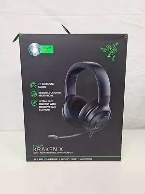 Razer Kraken X Gaming Headset 7.1 Surround Sound Headphone - *B-GRADE* • $42