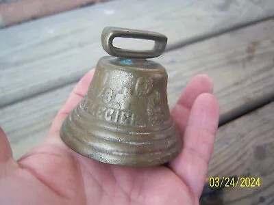 1878 Saighelegier Chantel Fondeur Solid Brass Cow Bell Vtg. • $9.99