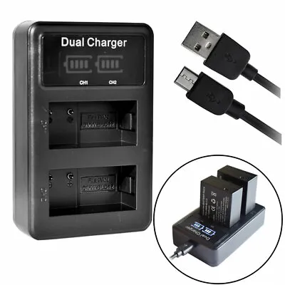 USB DMW-BLC12 Battery Charger For Panasonic Lumix DMC-G5 FZ1000 DMC-FZ2500 FZ200 • £8.39