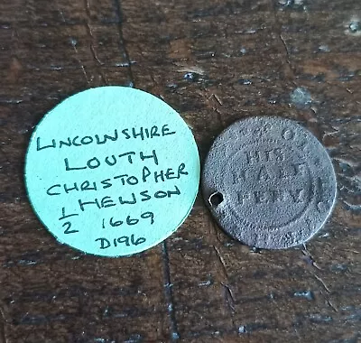 17th Century Trade Token Louth Lincolnshire  • £37