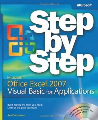 Microsoft Excel 2007 Visual Basic For Applications Step By Step Book/CD Package • £3.50