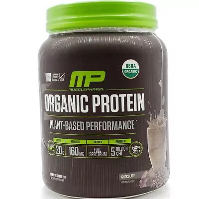 Muscle Pharm Organic Protein - Plant-Based Performance Chocolate 1.35 LBs • $29.99