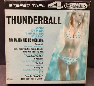 Thunderball - Ray Martin - Camden 4-track Stereo Reel To Reel Tape 7 1/2 Ips! • $20