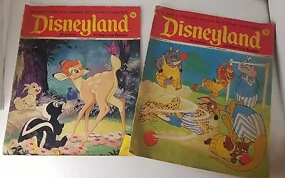 Lot Of 2 Vintage 1970s Disneyland Magazines For Young Readers^ • $12.99