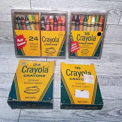 Vintage 1950s Box Crayola Gold Medal Crayons Several Various Boxes /Amounts • $13.96