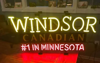 New Windsor Canadian #1 In Minnesota Neon Light Sign 24 X20  Lamp Poster • $246.86