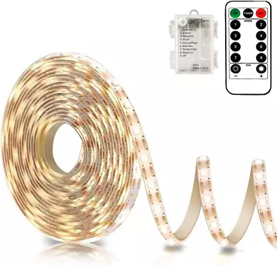 LED Strip Lights Battery Operated With The Back Strong Adhesive And Flexible St • $15.36