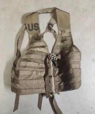USGI Military FLC Fighting Load Carrier Tactical MOLLE Vest COYOTE Tan  • $20