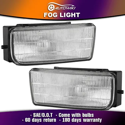 For 1992-1999 BMW 3 Series E36 M3 Fog Lights Clear Glass Lens Driving Lamps Pair • $37.99