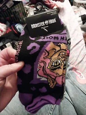 Monster High Ankle Socks 5pk 4-10 • $14.99