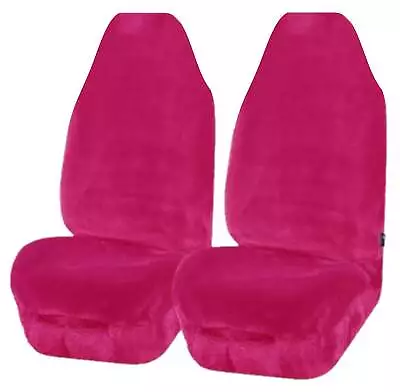 Universal Finesse Faux Fur Seat Covers - Universal Size - Pink • $109.20