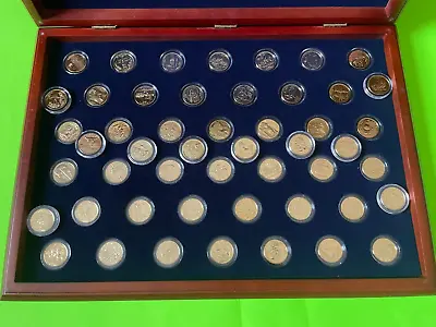 The Complete Presidential Coin Collection 24k Gold Layered Morgan Mint 50 Coins • $325