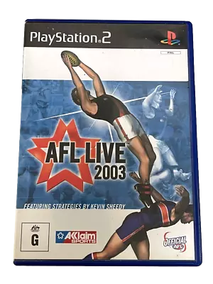 AFL Live 2003 PS2 PAL *Complete* • $7.90