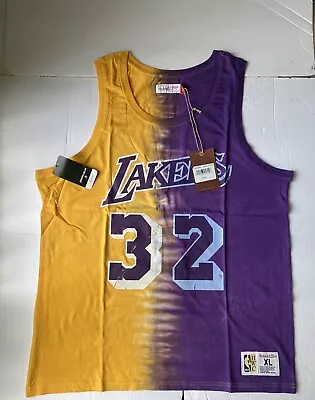 Mitchell & Ness Los Angeles Lakers Magic Johnson Tie Dye Tank Sz XL NEW*$90 • $31.96