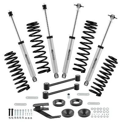 3.25  Lift Kit For Jeep Wrangler JK 4-Door 2007-2018 Coil Springs Shocks Bracket • $388.99