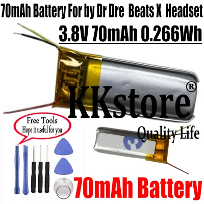 70mAh Battery Replacement For By Dr Dre Beats X Headset BeatsX Battery • $27.49