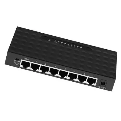 8-Port Fast Ethernet Plug-and-Play VLAN Switch Router Connection • £15.82