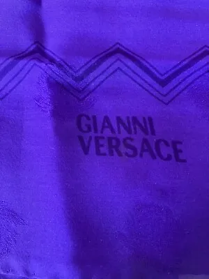 Versace Silk Scarf  With Medusa Logo - Brand New $99 - Free Shipping • $99