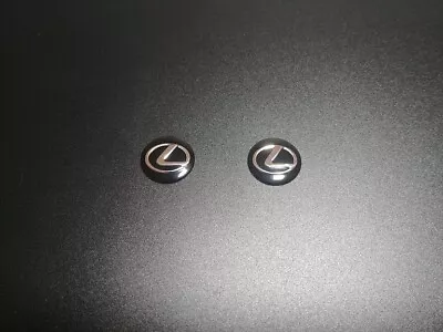 $6.69 • Buy 2x 14 Mm Emblems (logo) For Lexus - Key Fob Replacement Decal / Sticker / Badge