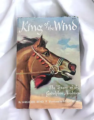 King Of The Wind Vintage 1978 8th Printing Marguerite Henry Wesley Dennis Horse • $7.99