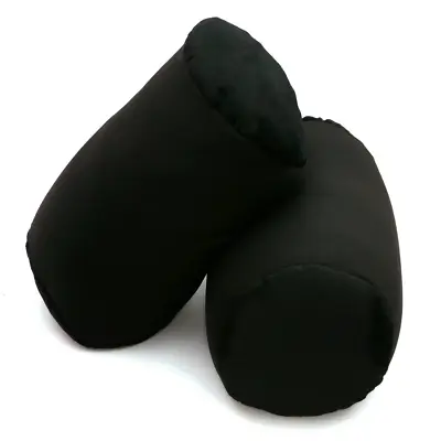 Deluxe Comfort Microbead Pillow – Black Nylon S Eco Friendly • $34.64