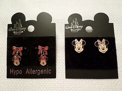Disney Minnie Mouse Earrings 2 Pair Set NWT Free Shipping  • $19.99