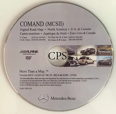 05-09 Benz Clk Class Navi Mcs Iigps Dvd 2013 V. 10. • $199.99