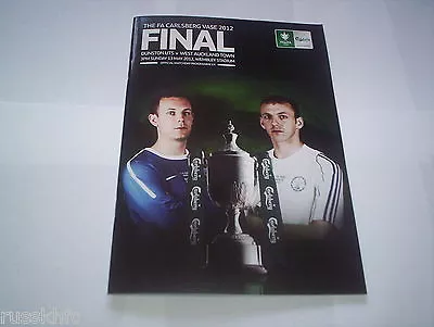 £2.99 • Buy Fa Vase Final 2012 Dunston V West Auckland @ Wembley Mint Programme