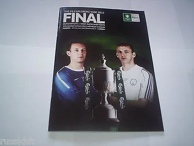 £2.49 • Buy Fa Vase Final 2012 Dunston V West Auckland @ Wembley Mint