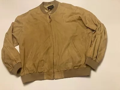 Golden Bear Suede Bomber Jacket Men's Size Extra Large *Read • $45