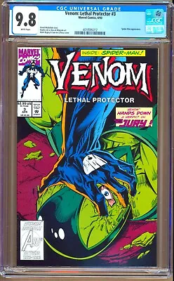 Venom: Lethal Protector #3 (1993) CGC 9.8  WP  Michelinie - Bagley  Spider-Man  • $89.99