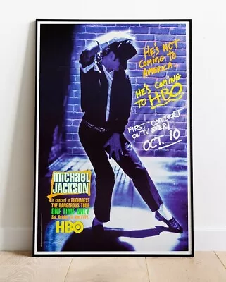 MICHAEL JACKSON BUCHAREST 1992 Concert Poster REPRO 36  X 24  ( Similar To A1 ) • £11.99