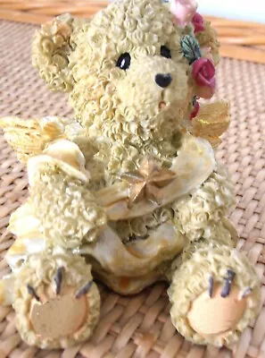 BEAR WITH WINGS -- ORNAMENT----6cm TALL--UNWANTED GIFT • $4
