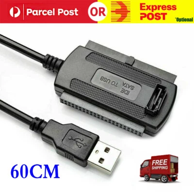 $8.20 • Buy SATA/PATA/IDE To USB 2.0 Adapter Converter Cable For 2.5 3.5'' Hard Drive Disk