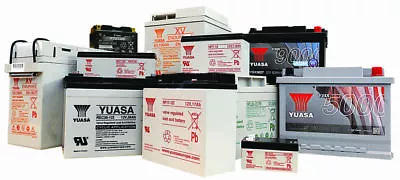 Yuasa 12v / 6v Non-Spillable Lead Acid - AGM - VRLA Batteries • £33.99