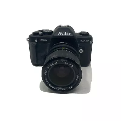 Vivitar V3800N 35mm SLR Film Camera With  Vivitar 28 - 70 Mm 3.4 - 4.8 Lens • $100