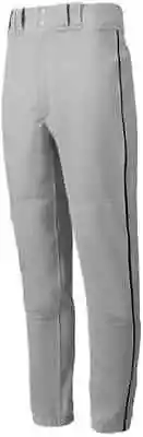 EASTON Mens Quantum Plus Piped Elastic Bottom Baseball Pants GRAY SMALL • $24.99