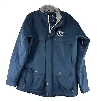 Mountain Horse Forest Rider Jacket Womens Size S Navy Equestrian Pockets Zip • $69.99