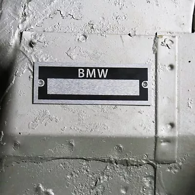 BMW Custom Vehicle # Data Plate Serial Number ID Tag F87 Turbo Dtm I6 F06 M3 E30 • $27.49