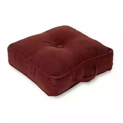 Greendale Home Fashions Throw Pillow Wine Microfiber Square Stain Resistant 1Pc • $57.01