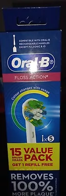 Oral B Toothbrush Heads Floss Action       15 Pack • $26