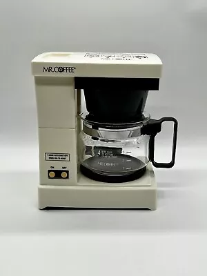 Vintage Mr Coffee Jr Model JR-4 Mini 4 Cup Coffee Maker White Tested Works! • $21.99