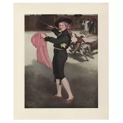 Vintage Manet Matador Print 'Mlle Victorine In The Costume Of An Espada' • £24.12